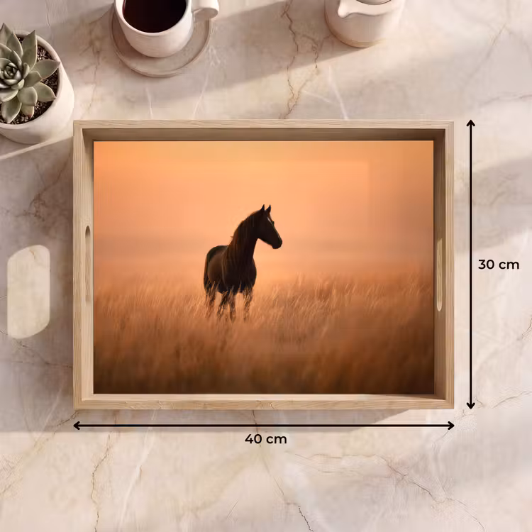Tray - Horse - Lawn - Sunset — 8