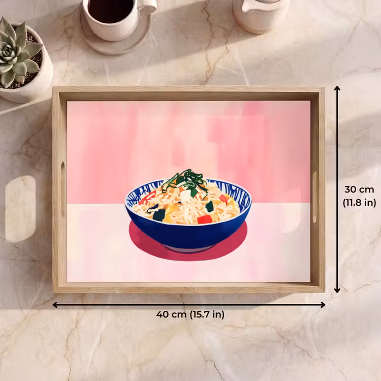 Tray - Rice - Illustration - Bowl - Vegetable — 7