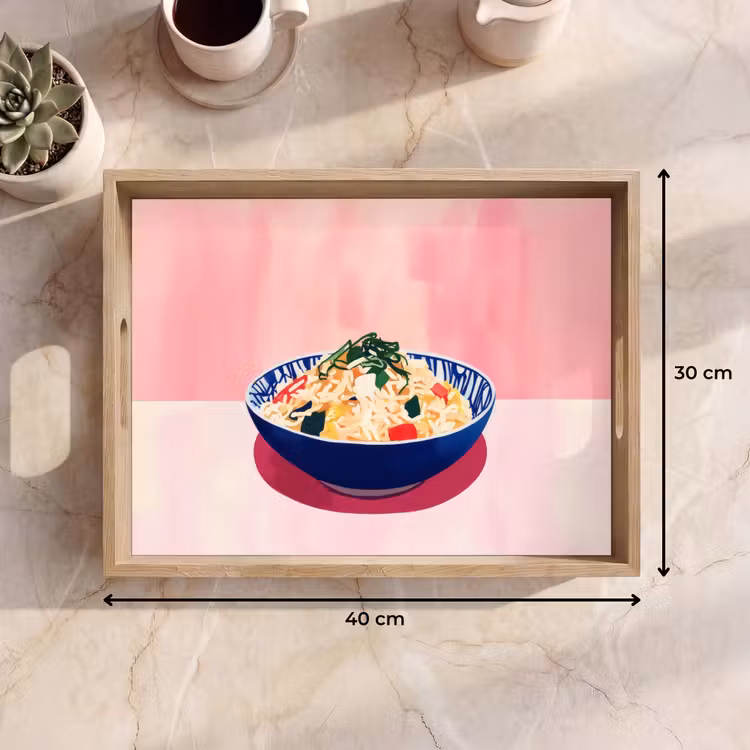 Tray - Rice - Illustration - Bowl - Vegetable — 8