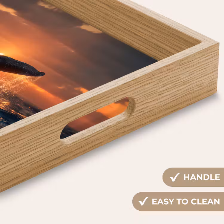 Tray - Whale tail - Water - Sunset — 9