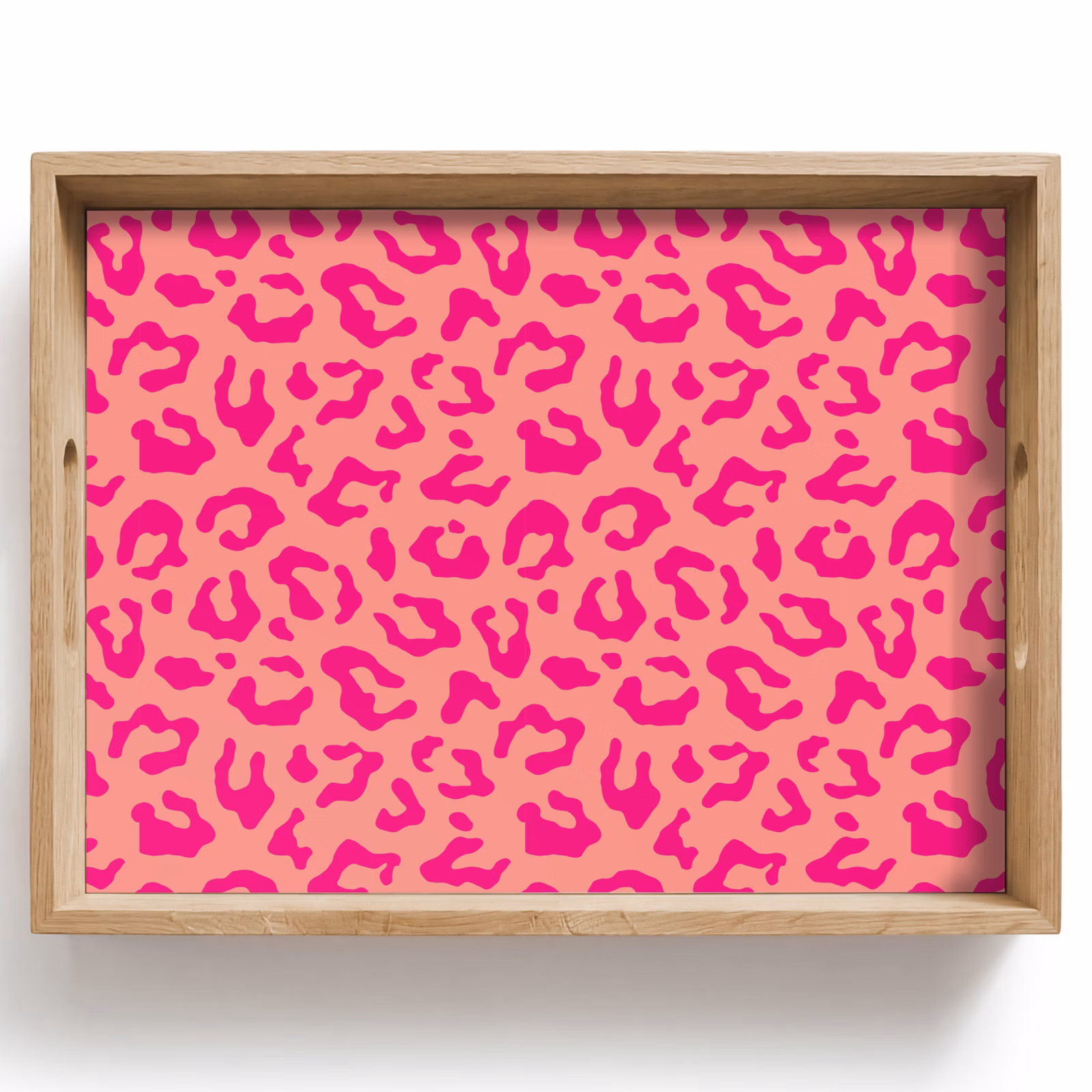Tray - Panther print - Pink - Animal print - Minimalist — 1