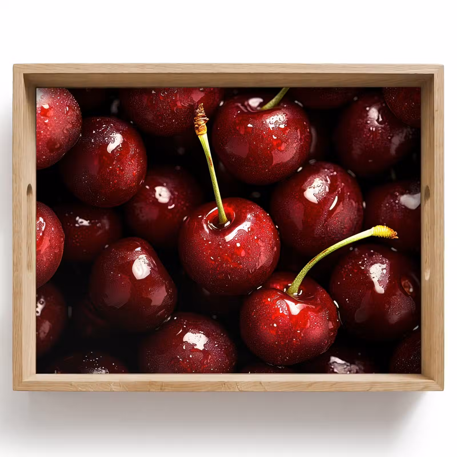 Tray - Red - Fruit - Cherry — 1