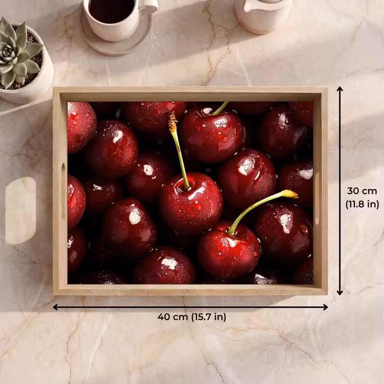 Tray - Red - Fruit - Cherry — 7