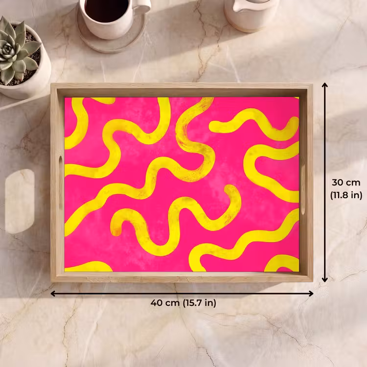 Tray - Line - Yellow - Abstract — 7