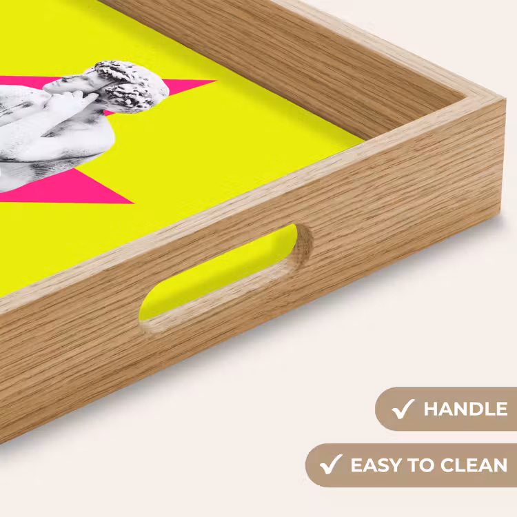 Tray - Statue - Man - Lightning Bolt - Yellow — 9