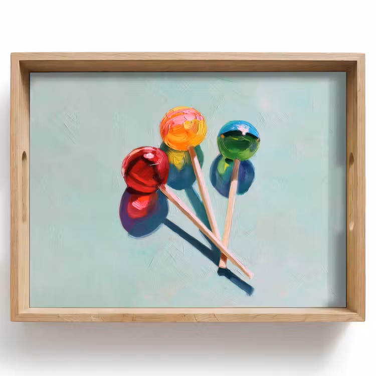 Tray - Lollipops - Shadow - Three - Blue — 1
