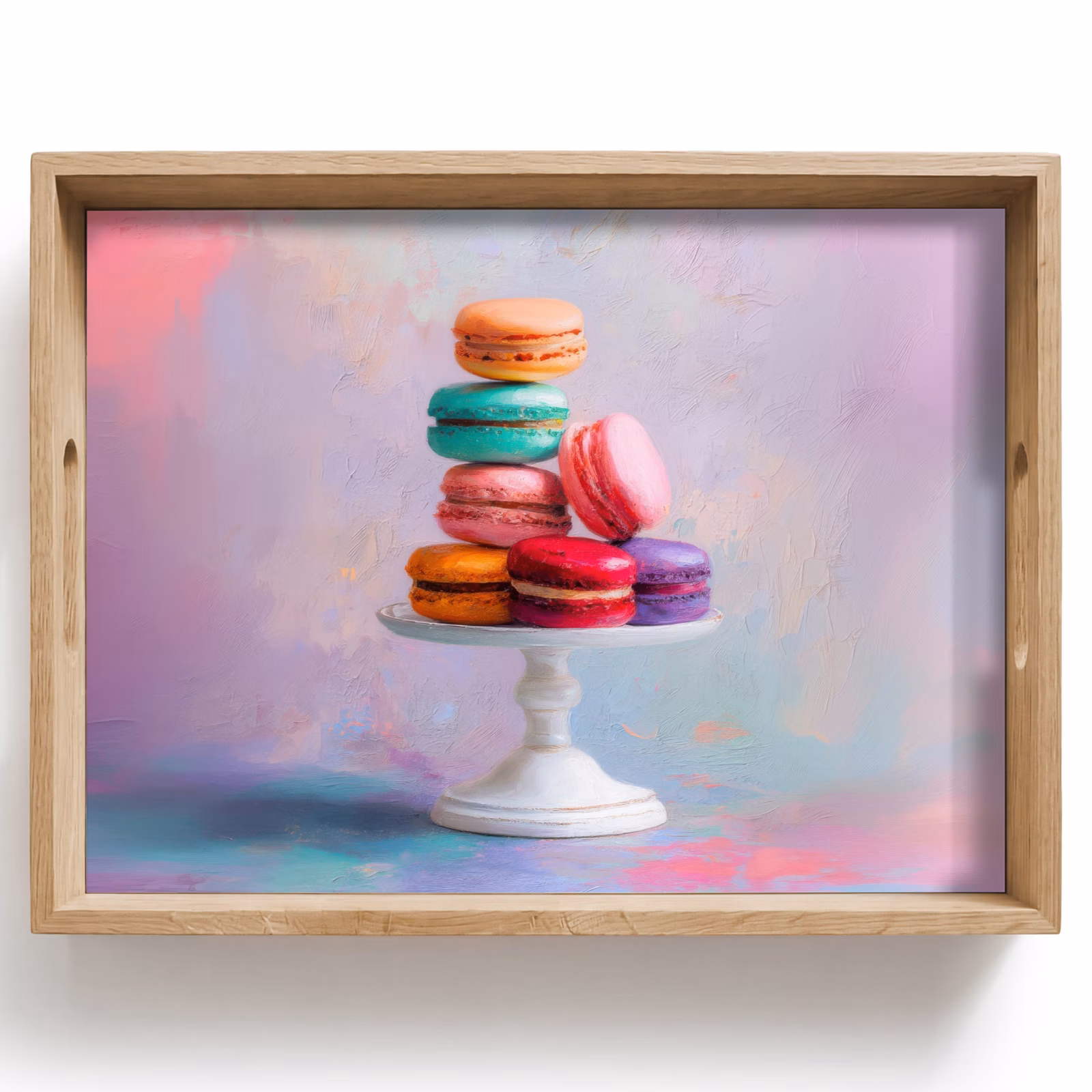 Tray - Macaroons - Bowl - Pastel - Colorful — 1