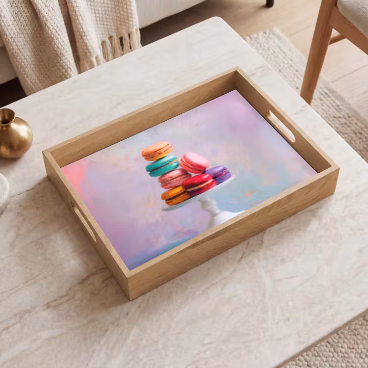 Tray - Macaroons - Bowl - Pastel - Colorful — 2