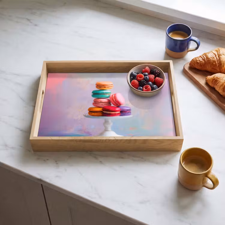 Tray - Macaroons - Bowl - Pastel - Colorful — 3