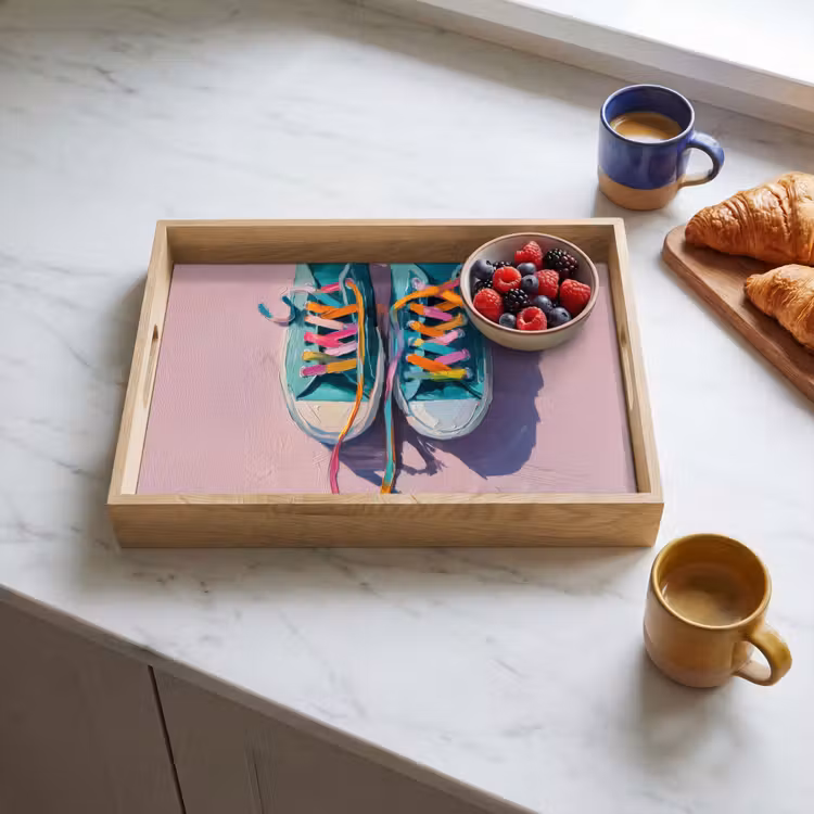 Tray - Sneakers - Laces - Colorful - Shade — 3