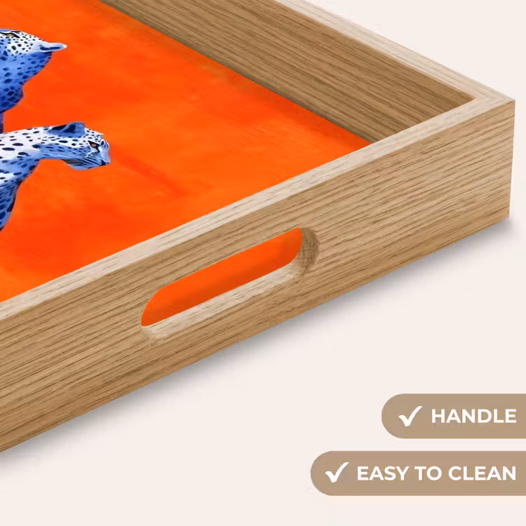 Tray - Leopards - Dots - Orange — 9