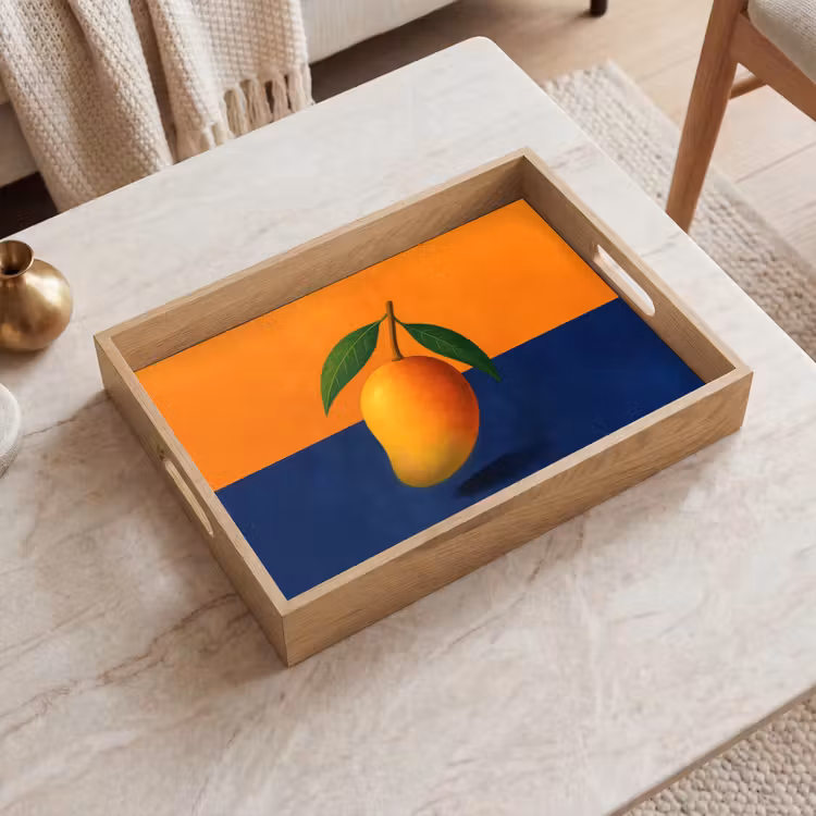 Tray - Mango - Leaves - Orange — 2