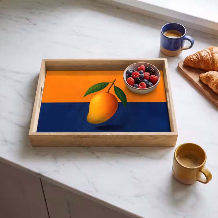 Tray - Mango - Leaves - Orange — 3