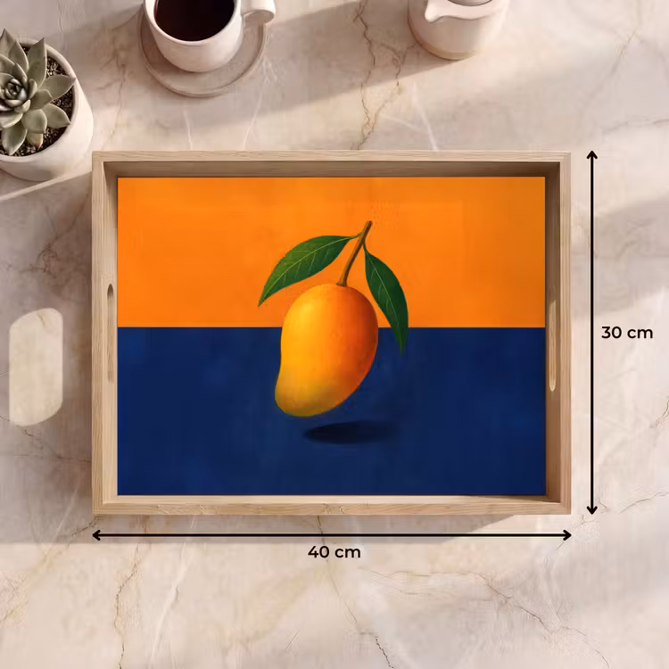 Tray - Mango - Leaves - Orange — 8