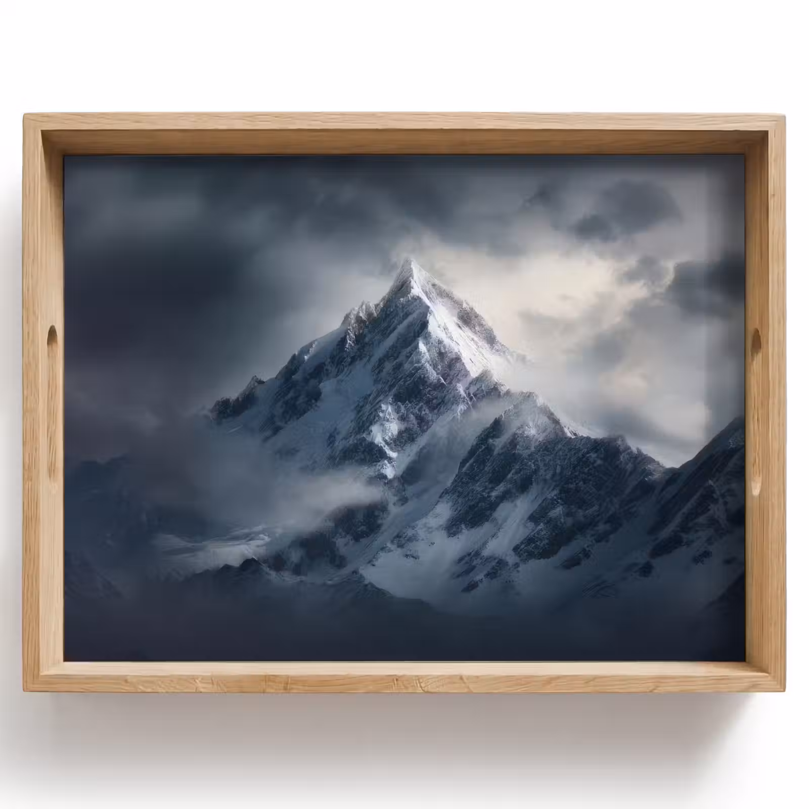Tray - Snow - Mountain - Clouds — 1