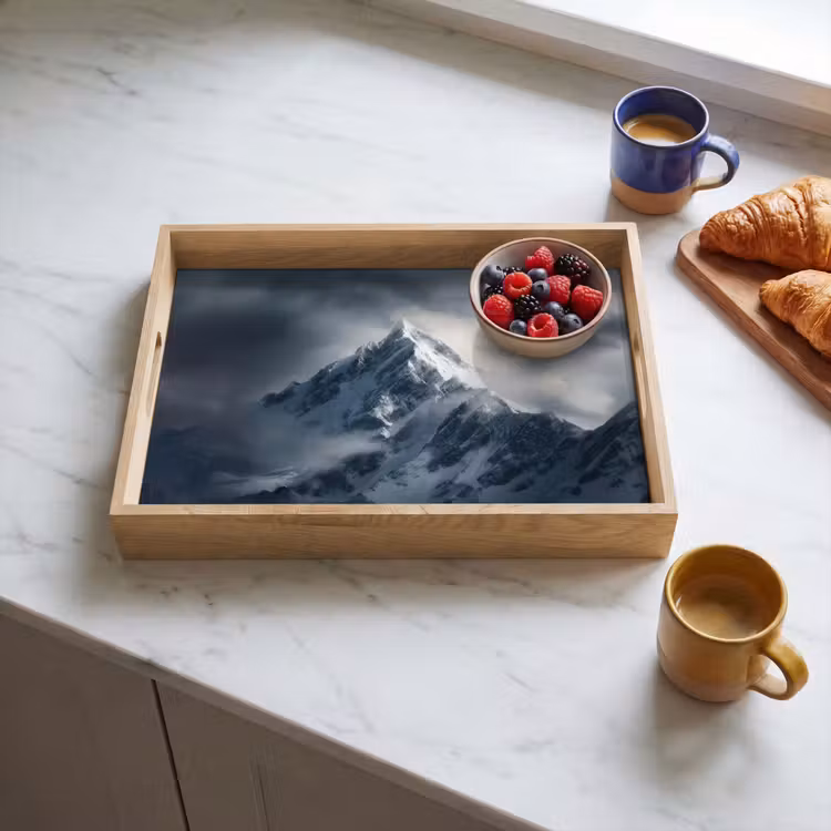Tray - Snow - Mountain - Clouds — 3