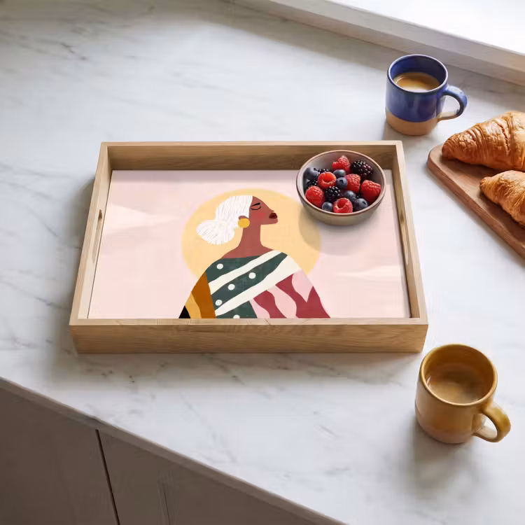 Tray - Woman - Sun - Colorful — 3