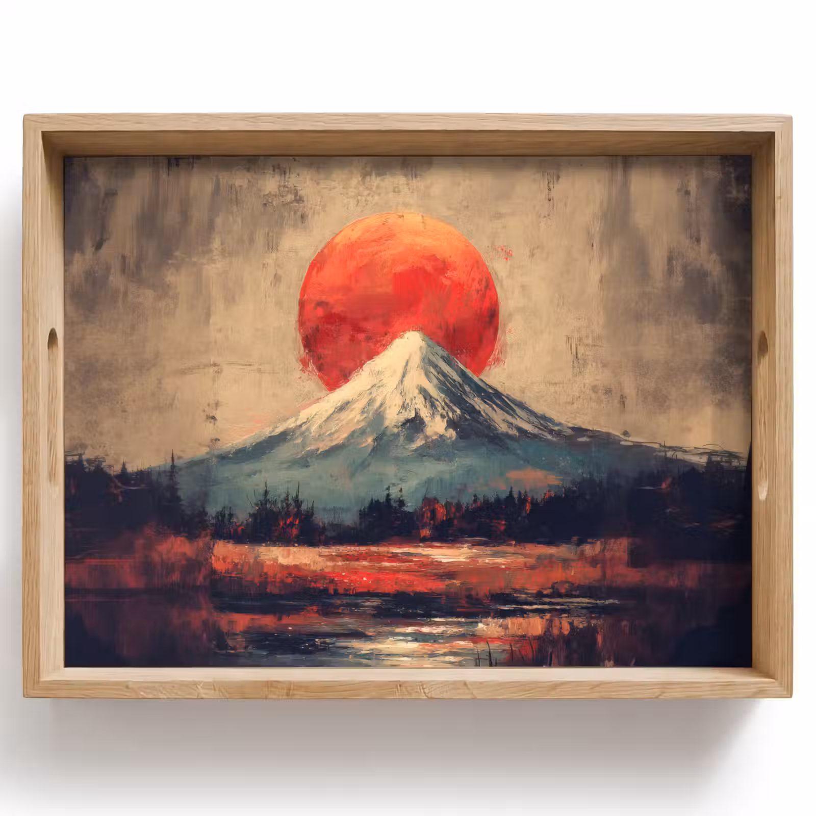 Tray - Mountain peak - Snow - Sun — 1