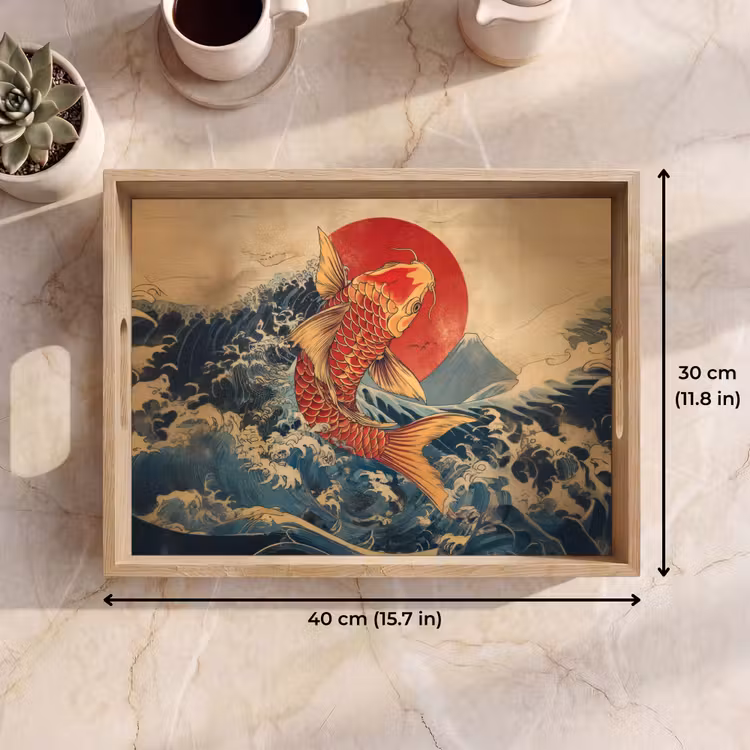 Tray - Koi - Sea - Waves - Sun — 7