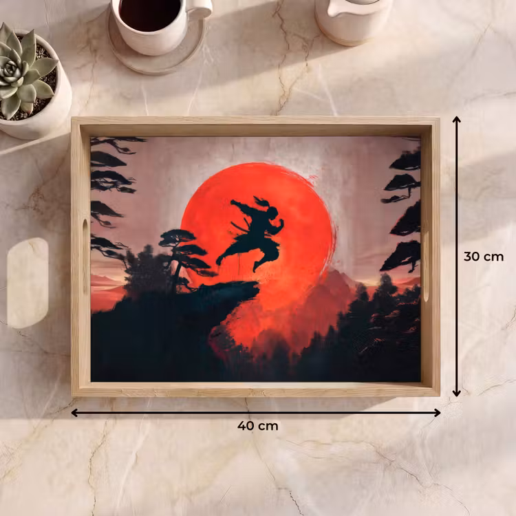 Tray - Sun - Warrior - Trees - Mountains — 8