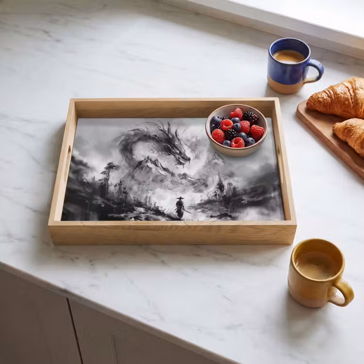 Tray - Warrior - Dragon - Gray — 3