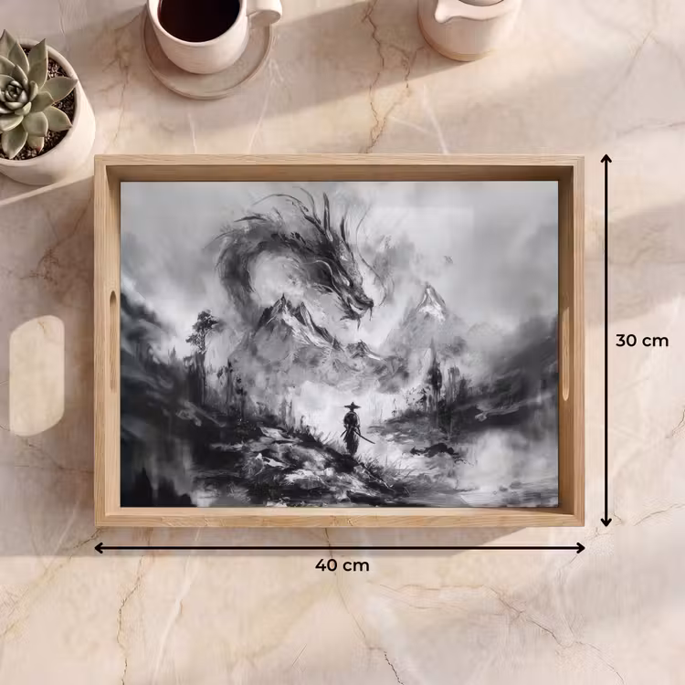 Tray - Warrior - Dragon - Gray — 8