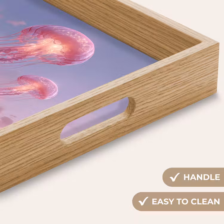 Tray - Jellyfish - Pink - Clouds — 9
