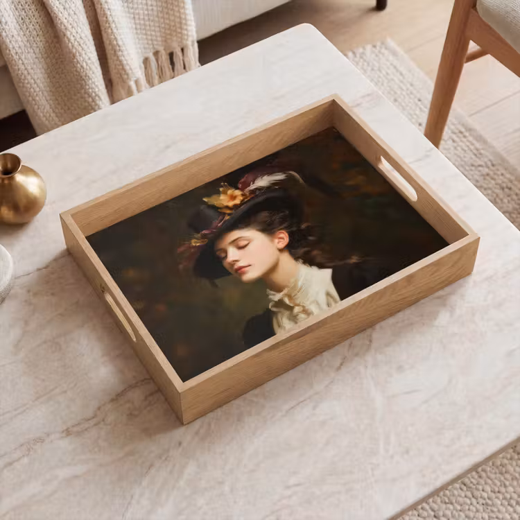 Tray - Woman - Victorian - Portrait — 2
