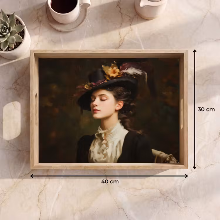 Tray - Woman - Victorian - Portrait — 8