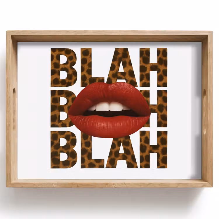 Tray - Lip - Red - Quote — 1