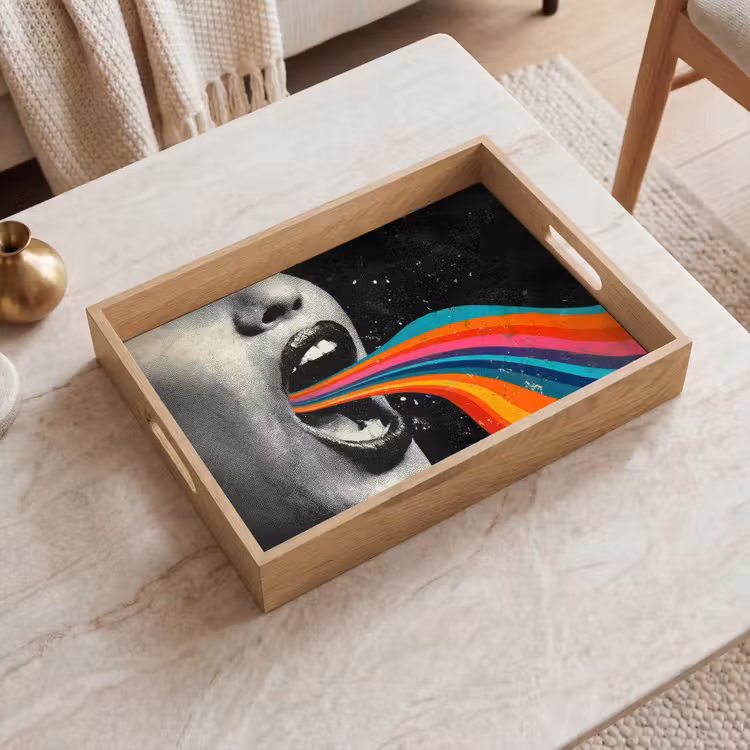 Tray - Mouth - Waves - Rainbow — 2