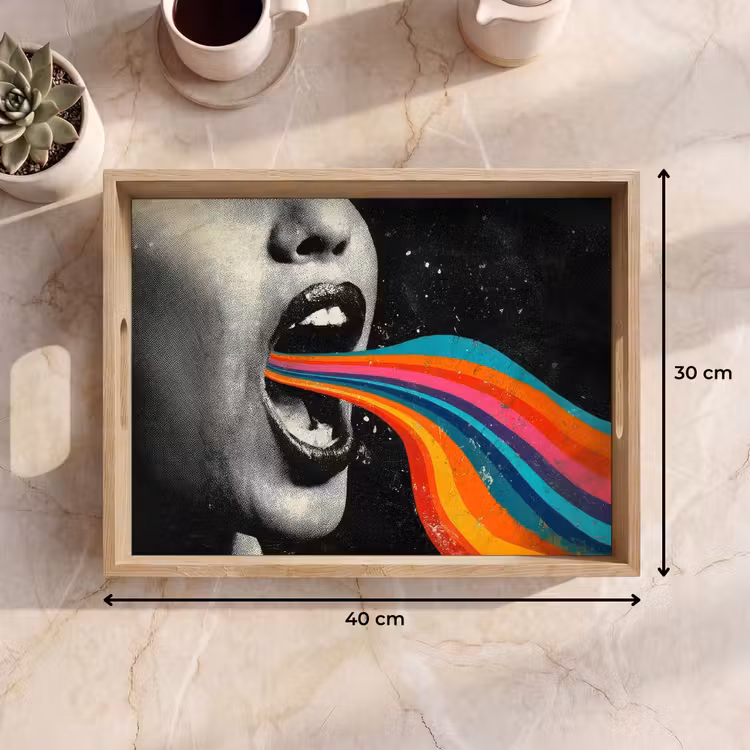 Tray - Mouth - Waves - Rainbow — 8
