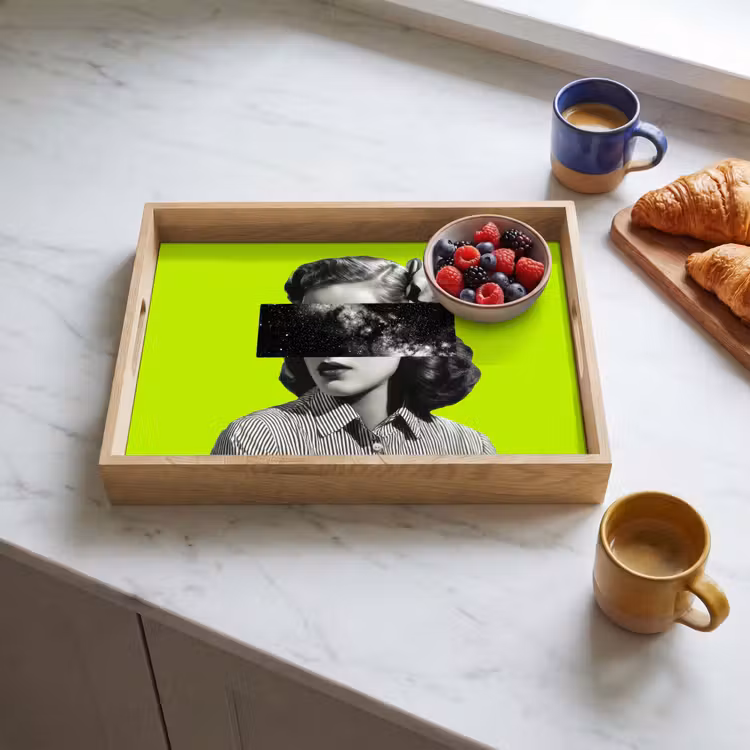 Tray - Woman - Starry Sky - Green — 3