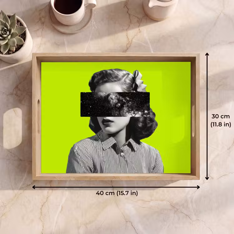 Tray - Woman - Starry Sky - Green — 7
