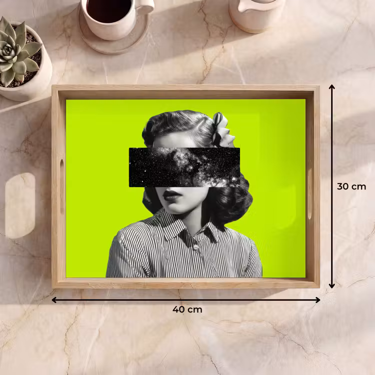Tray - Woman - Starry Sky - Green — 8