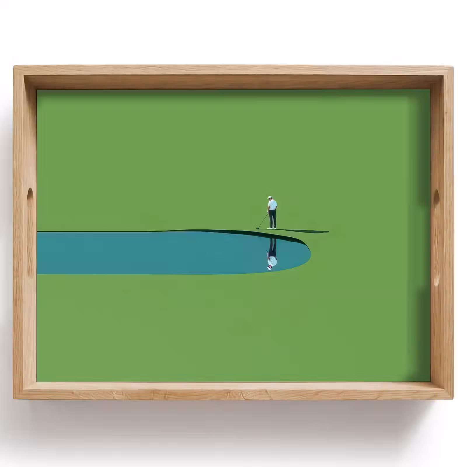 Tray - Person - Wave - Water - Blue — 1