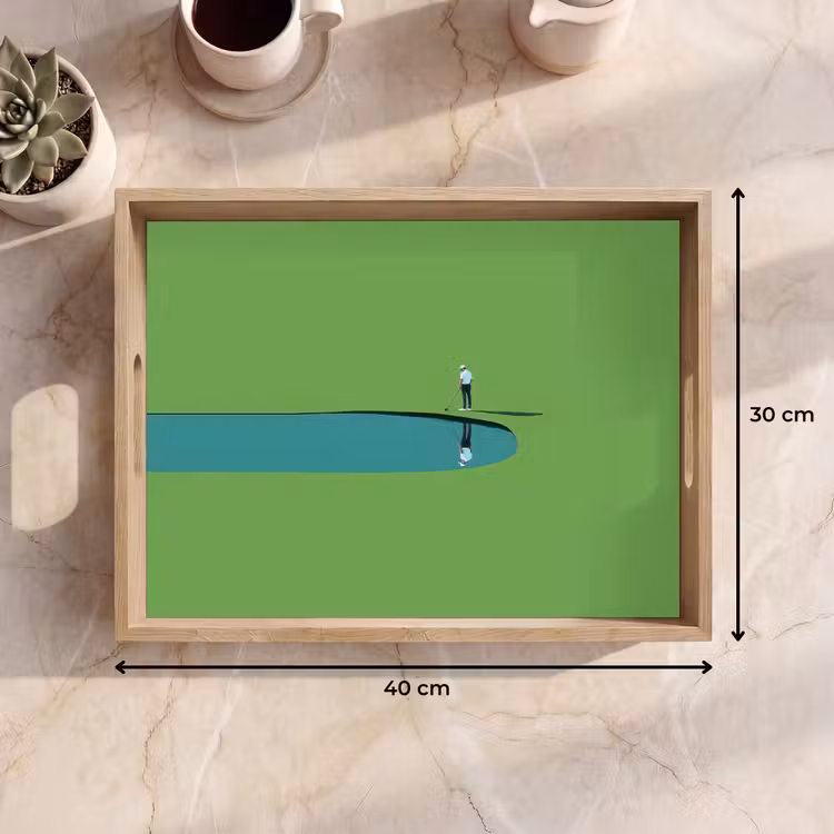 Tray - Person - Wave - Water - Blue — 8