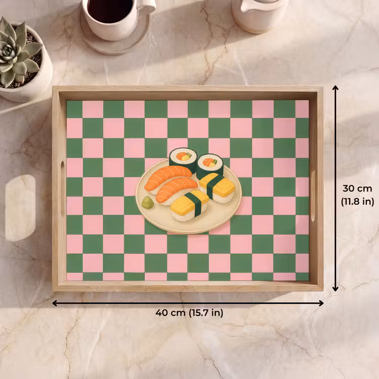 Tray - Sushi - Plate - Blocked - Green — 7