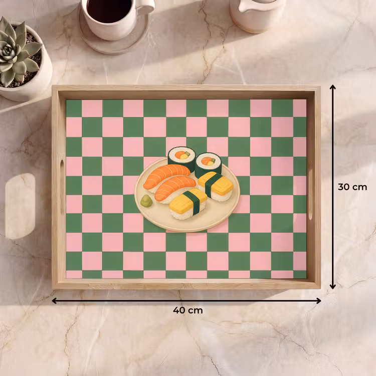Tray - Sushi - Plate - Blocked - Green — 8