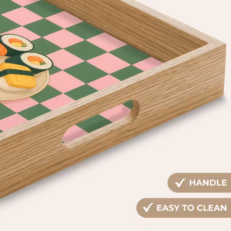 Tray - Sushi - Plate - Blocked - Green — 9