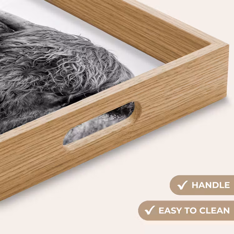 Tray - Scottish highlander - Black - White - Grass — 9