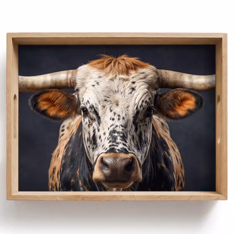 Tray - Taurus - Colorful - Horns — 1