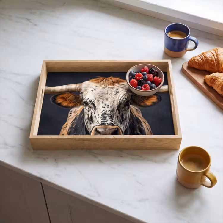 Tray - Taurus - Colorful - Horns — 3