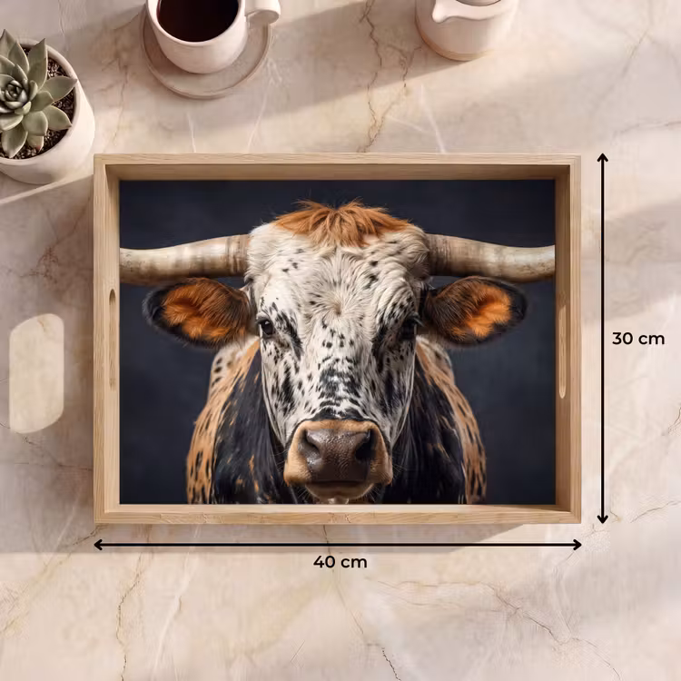 Tray - Taurus - Colorful - Horns — 8