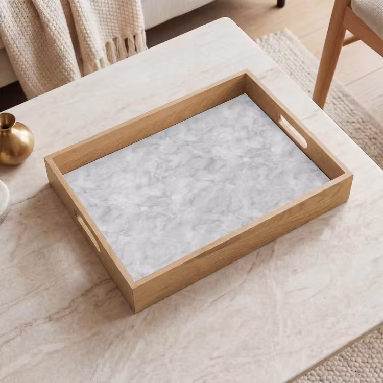 Tray - Gray - Marble - Matte — 2