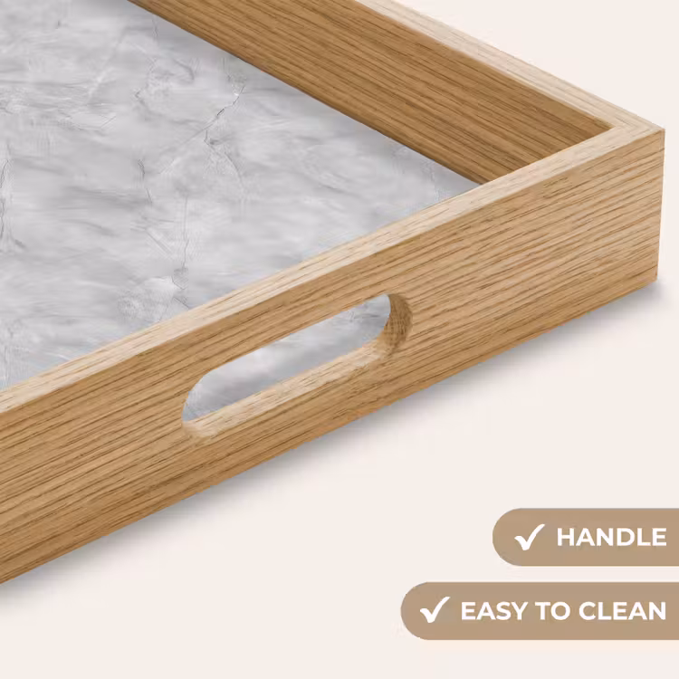 Tray - Gray - Marble - Matte — 9