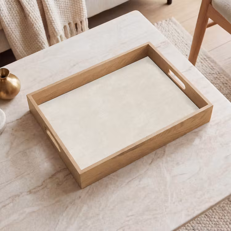 Tray - Sand-colored - Modern - Smooth — 2