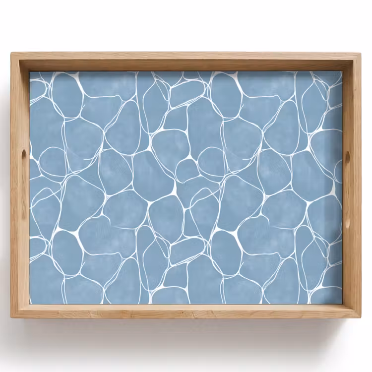 Tray - Organic - Pattern - Blue — 1