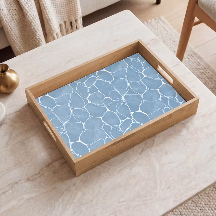 Tray - Organic - Pattern - Blue — 2