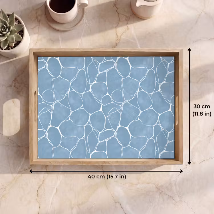 Tray - Organic - Pattern - Blue — 7